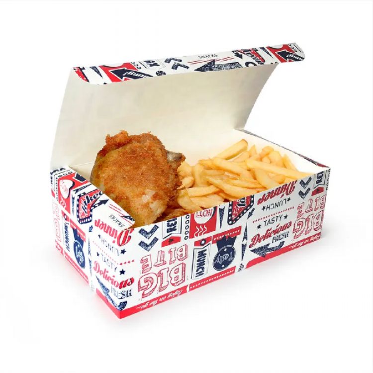 Disposable Paper Fish and Chips Box Disposable Paper Fish and Chips Box
